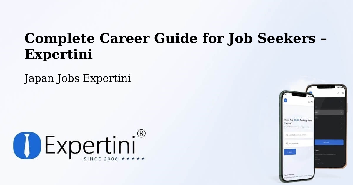Career Guide for Job Seekers – Yaita Shi - Yaita Shi, Japan Jobs Expertini