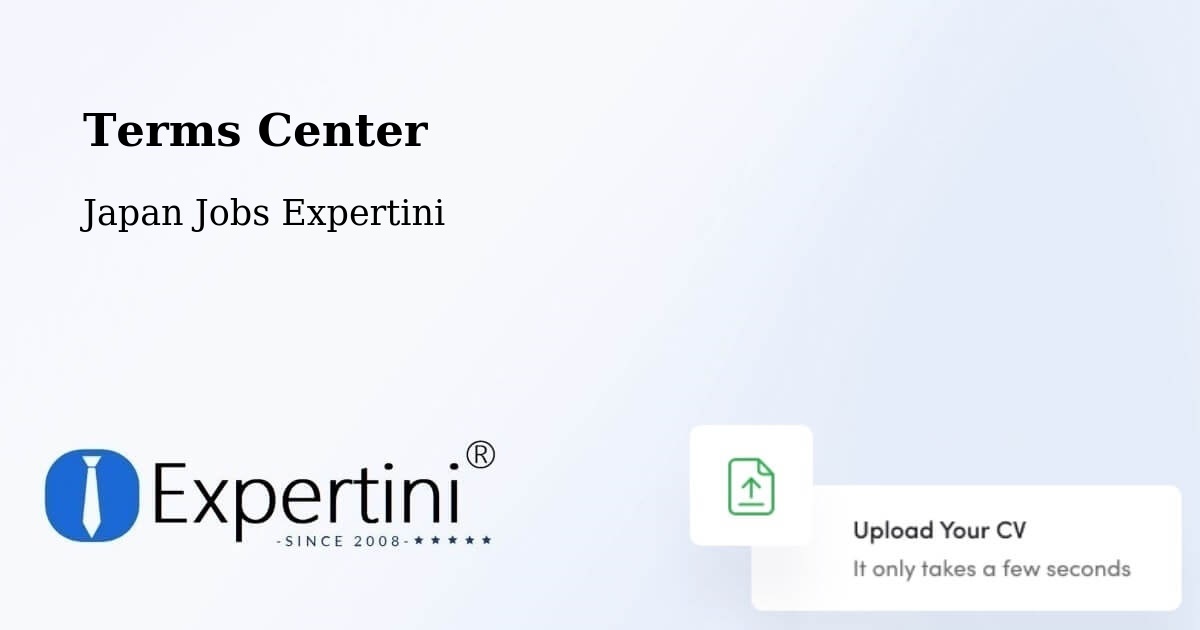 Terms of Service – Yaita Shi - Japan Jobs Expertini